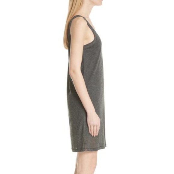 Rag & Bone Dawson Black lurex coctail  mini dress sleeveless gray black SMALL - Picture 2 of 8